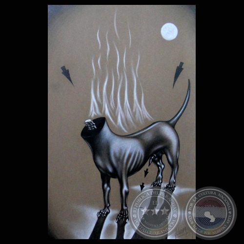 PLATA YVYGUY - Serie: MITOLOGÍA GUARANÍ - Obra de FERNANDO JAVIER ACHUCARRO